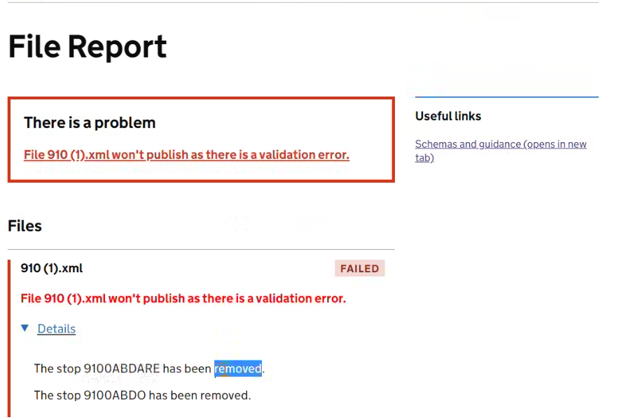Validation summary surfacing problems first
